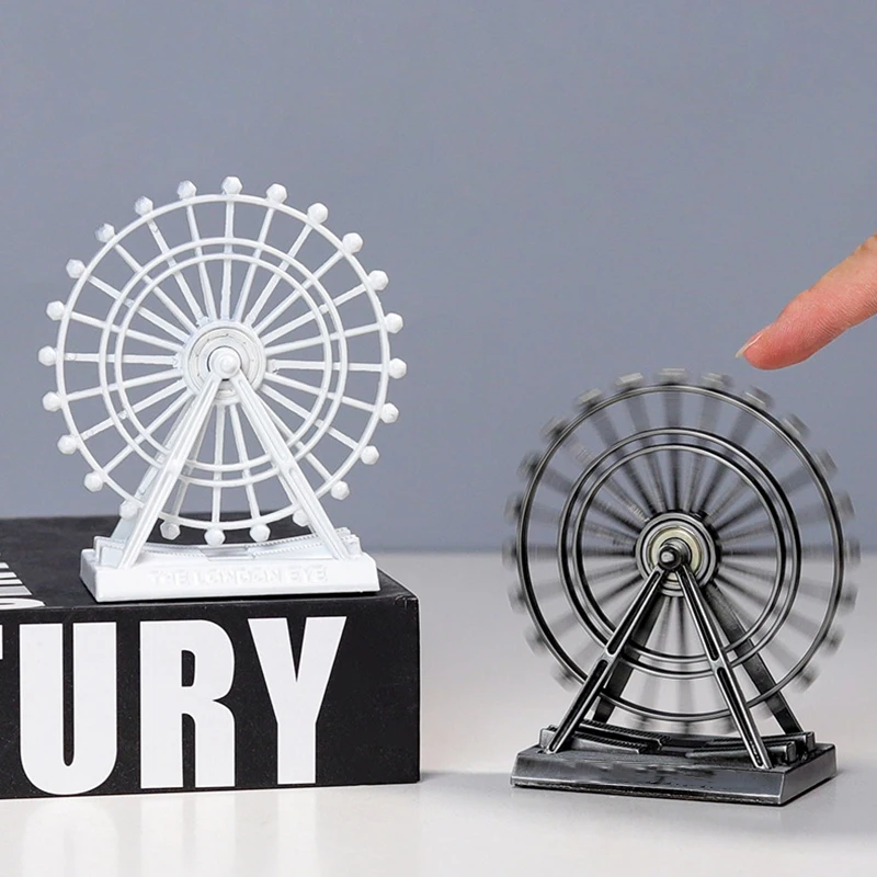 

Ferris Wheel Alloy Model Retro Vintage Office Decor Photography Props Living Room Wine TV Cabinet Decorations PLDI889