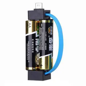 portable emergency phone charger powered by 2pcs aa batteries with micro usb usb c lighting connectors for universal phone free global shipping