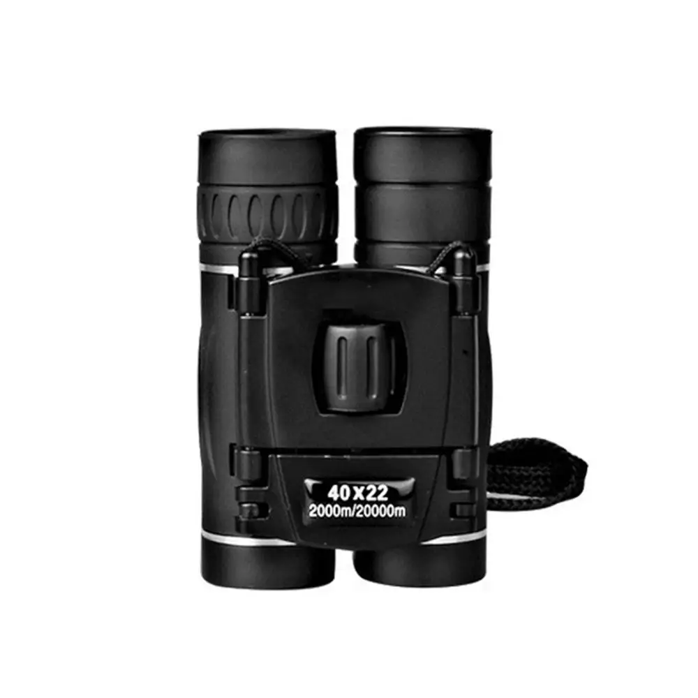 

44x22 Compact Zoom Binoculars Long Range 2000m Folding HD Powerful Mini Telescope High Quality Vision Hunting Sports Camping