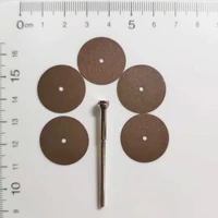 5pcs dental laboratory ultra thin 0 25mm thick polishing wheels grinding silicon discs separating wheel 22mm with mandrels