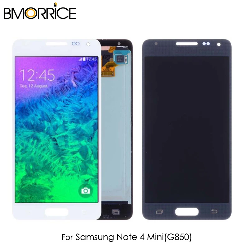 AMOLED для samsung Alpha Note 4 MINI G850 G850F SM ЖК дисплей с сенсорным экраном дигитайзер сборка