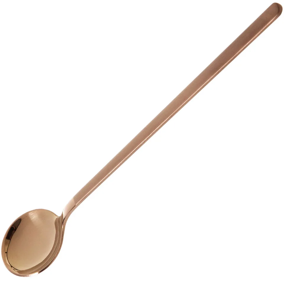 

Stainless Steel Long Handle Spoon Coffee Honey Stirring Spoon Household Tableware Ice Cream Dessert Spoon
