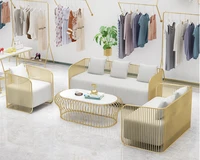 Clothing store iron art small sofa studio office double Nordic single ins net red simple modern furniture