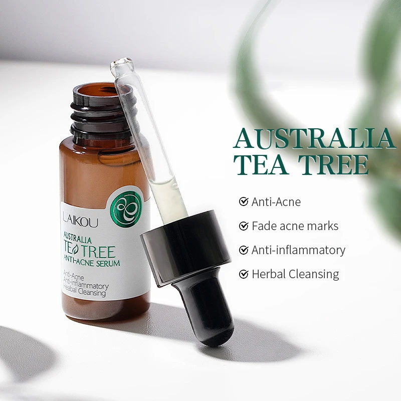 Сыворотка для лица сыворотка против акне отбеливающая эссенция чайного дерева