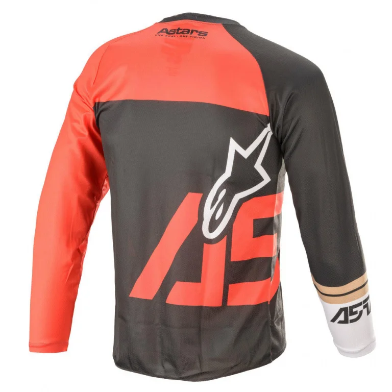 Джерси детская Alpinestars Youth Racer Compass антрацитово-красно-белый | Спорт и развлечения