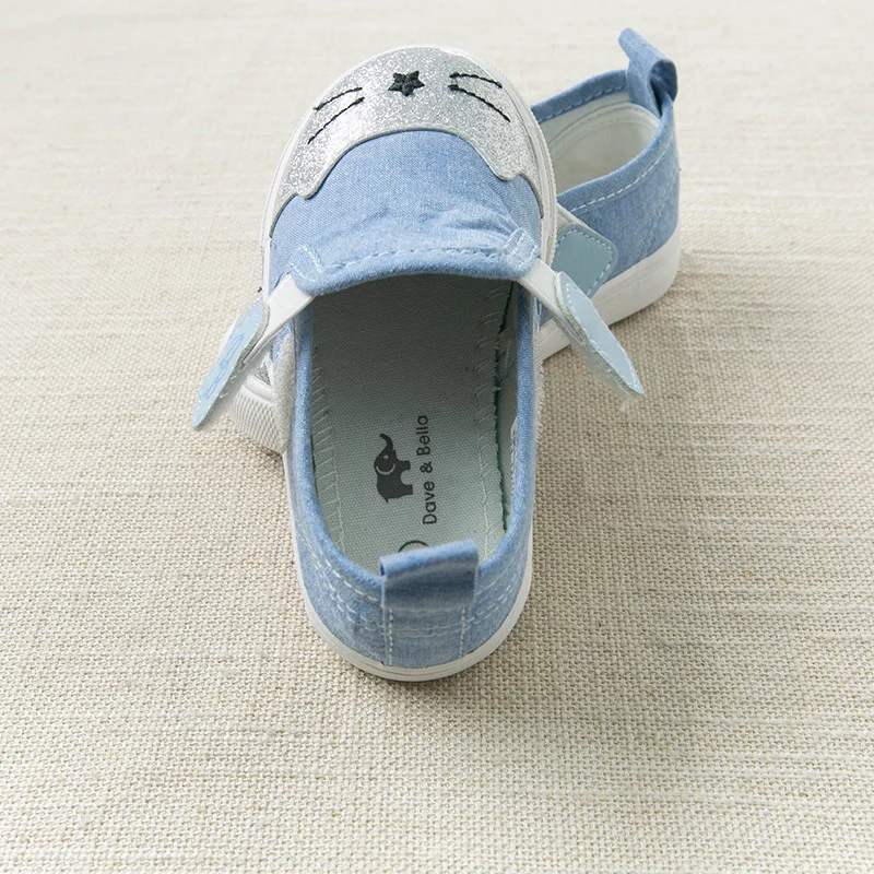 

DB13476 Dave & Bella baby girl cat canvas shoes cute casual shoes brand shoes