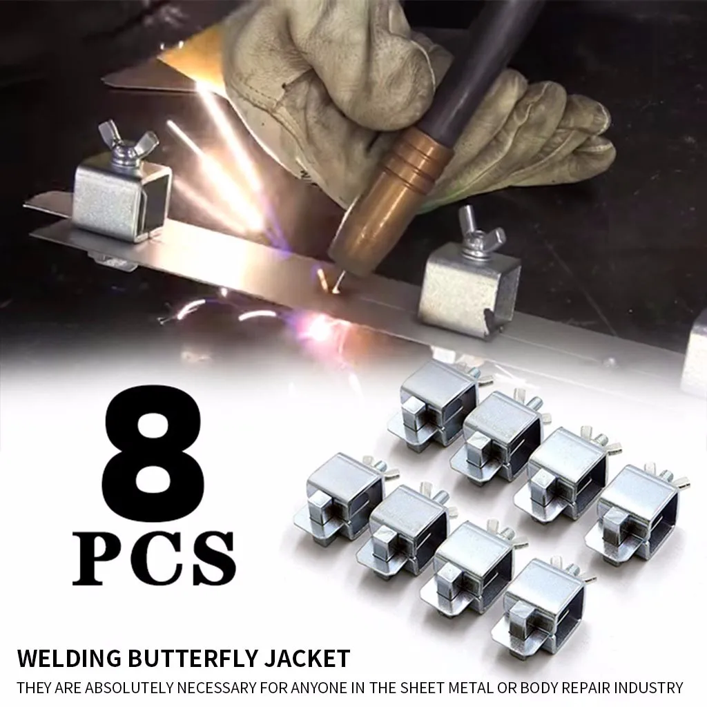 8Pcs Butt Welding Clamps Weld Sheet Metal Auto Car Door Skin Body Panel Fender 2020 hot new products Spot supplier Dropshipping |