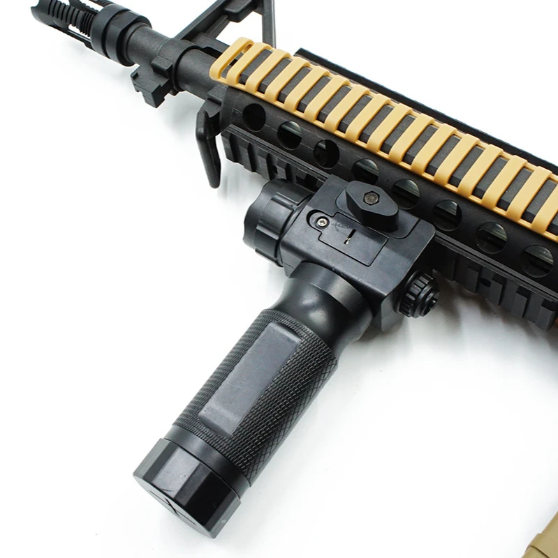 Тактический быстросъемный вертикальный захват Алюминиевый светодиодный