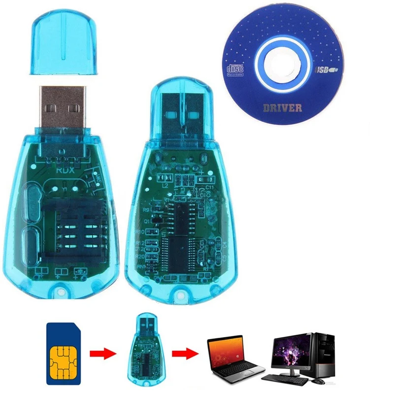 Neue USB SIM карта Kartenleser Simkarte Writer/Kopieren/Cloner/Backup GSM CDMA WCDMA удобный считыватель| |