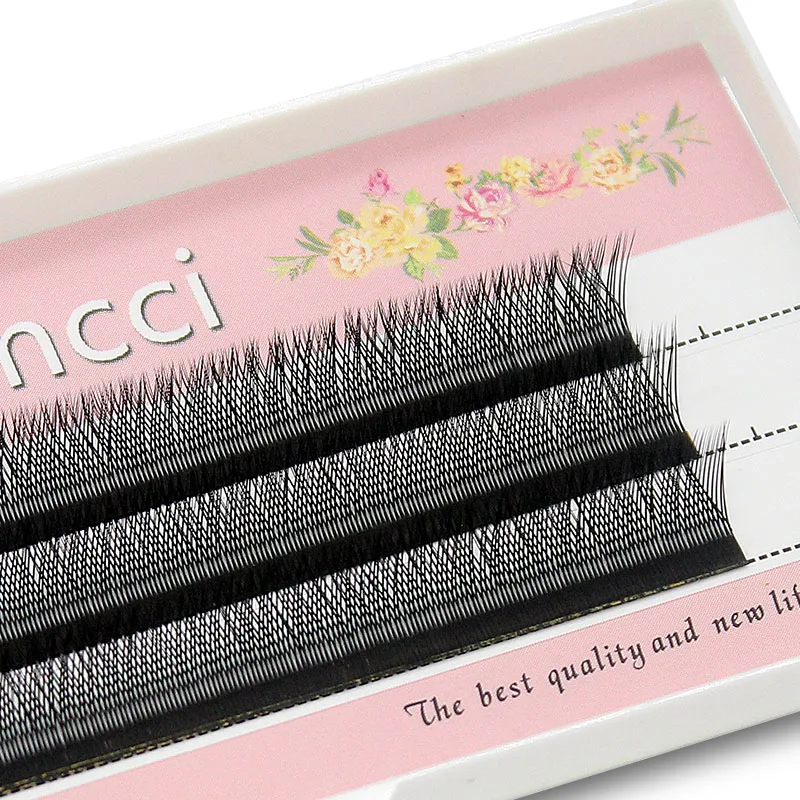 

Kimcci YY Shape Individual Lashes Premade Volume Fans Long Root Lash Russian Eyelash Extensions Lash Extension Faux Mink