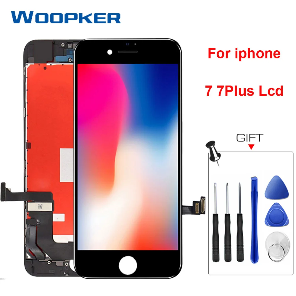 ЖК дисплей с сенсорным экраном для iPhone 7 7plus сменный iPhone7 оригинальный дигитайзер