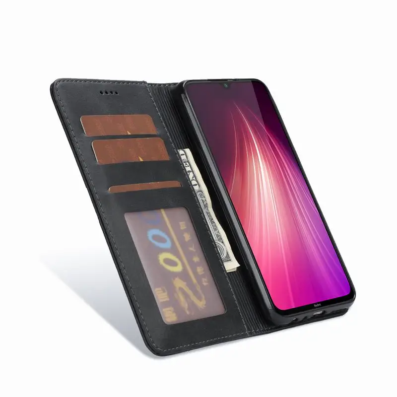 Чехол для телефона s для Xiaomi Redmi Note 8 Pro, чехол для Redmi Note 8, кожаный чехол-кошелек на магните для Redmi Note8 Pro, откидной Чехол-книжка