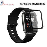 3d curved edge soft clear protective film smartwatch lcd full cover for xiaomi youpin haylou ls02 smart watch 2 screen protector