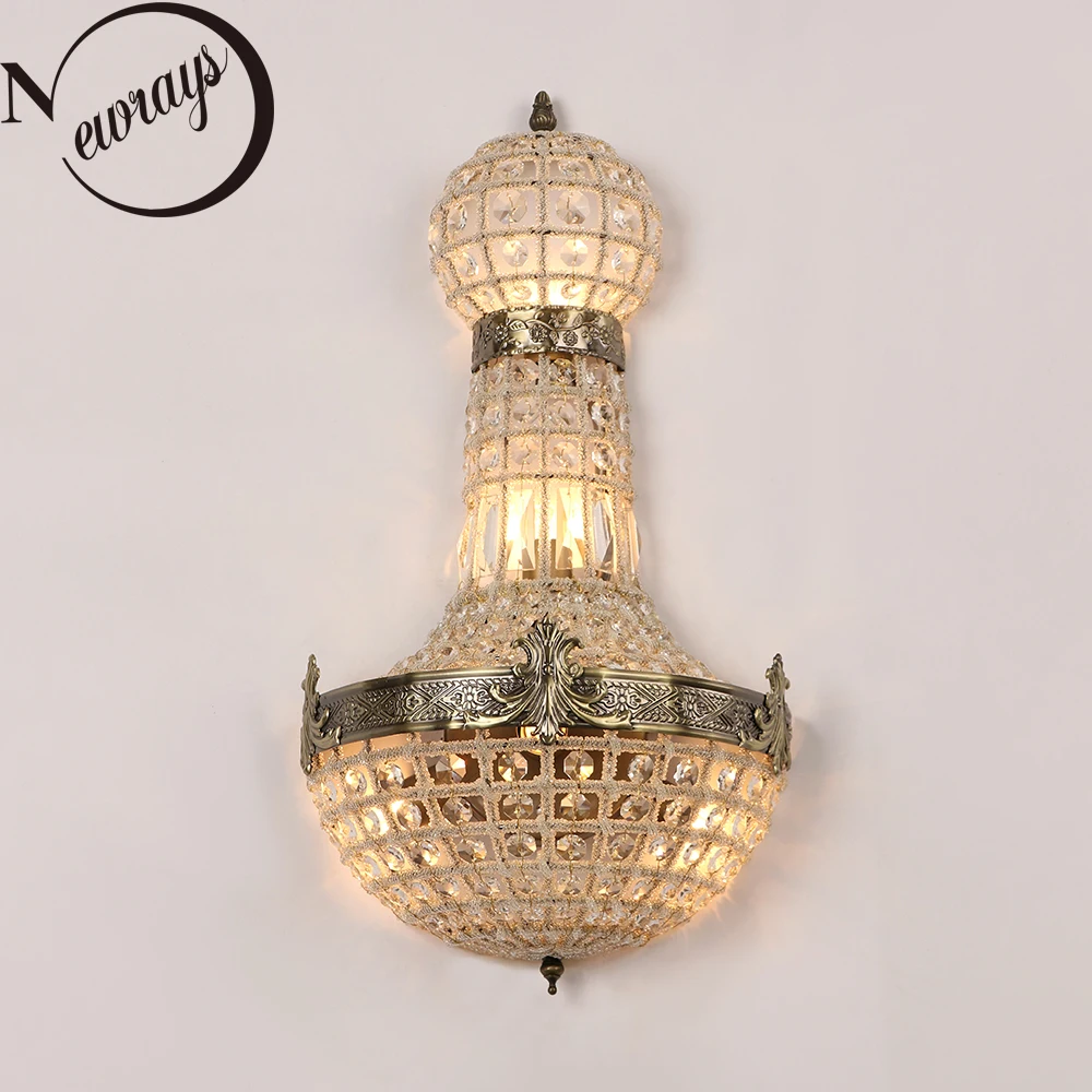 

Industrial Retro Modern Wall Metal Decorative Lighting lamp Bedroom Kitchen Dining Hall Bedside LED Crystal Family Wall lights