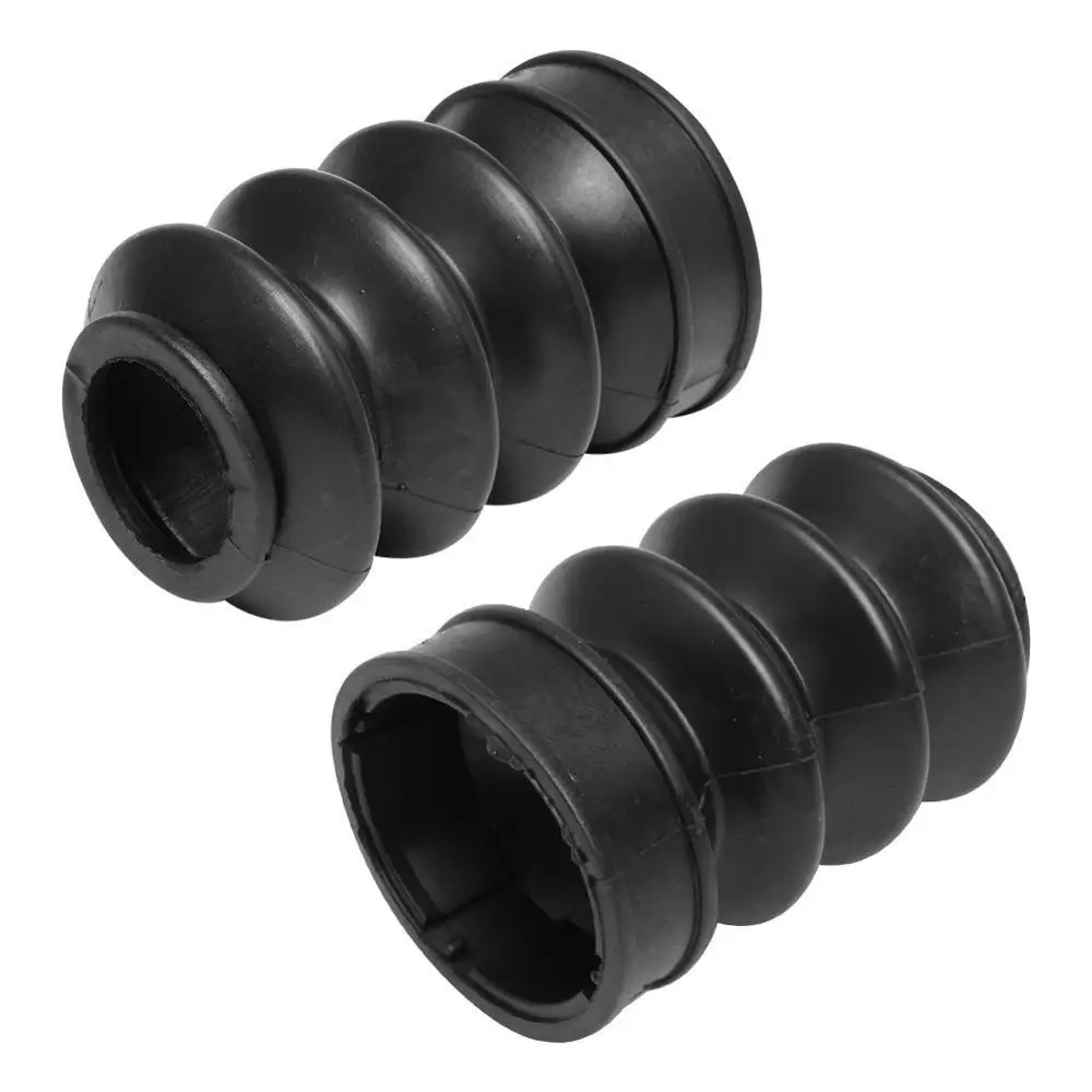 Черный мотоцикл 39 мм резиновая передняя вилка Гетры сапоги крышка подходит для