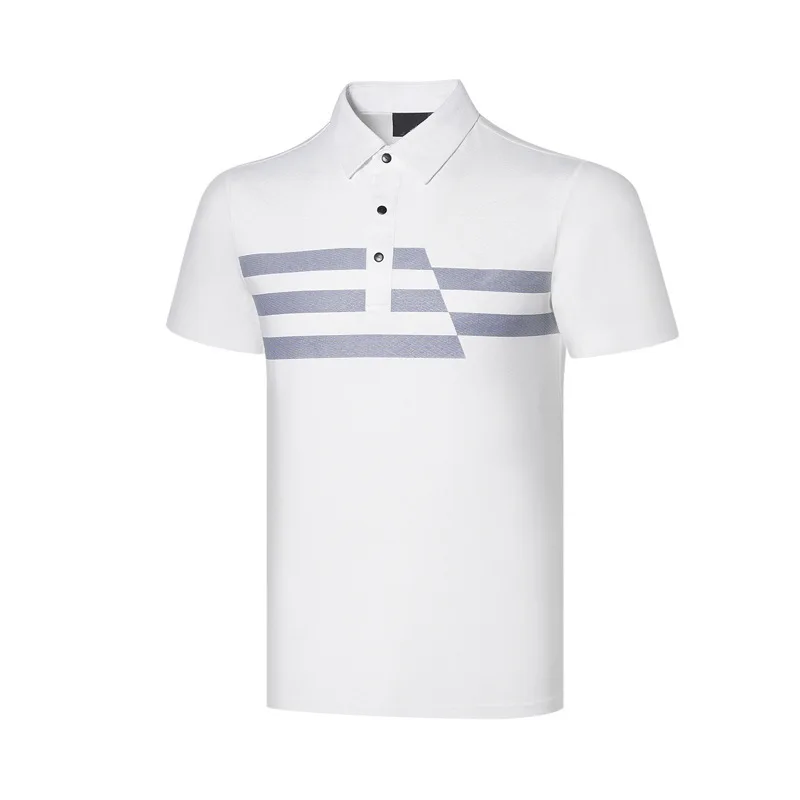 

Golf Wear Summer Polo Men Short Sleeve Tee Breathable Tops Masculina Polo Hombre Tennis Customized Golf Shirts