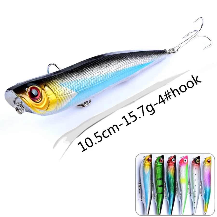 1 шт. плавающий воблер-карандаш для ловли окуня | Спорт и развлечения