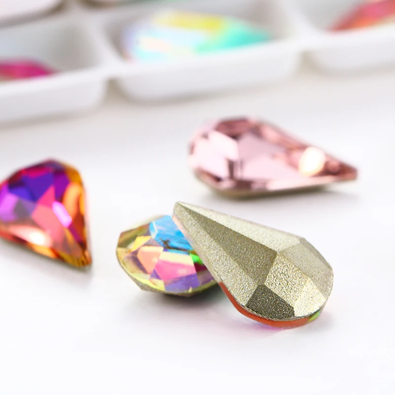 Каплевидные художественные изделия стразы украшения для одежды своими руками