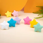 50 шт., силиконовые бусины-прорезыватели для зубов