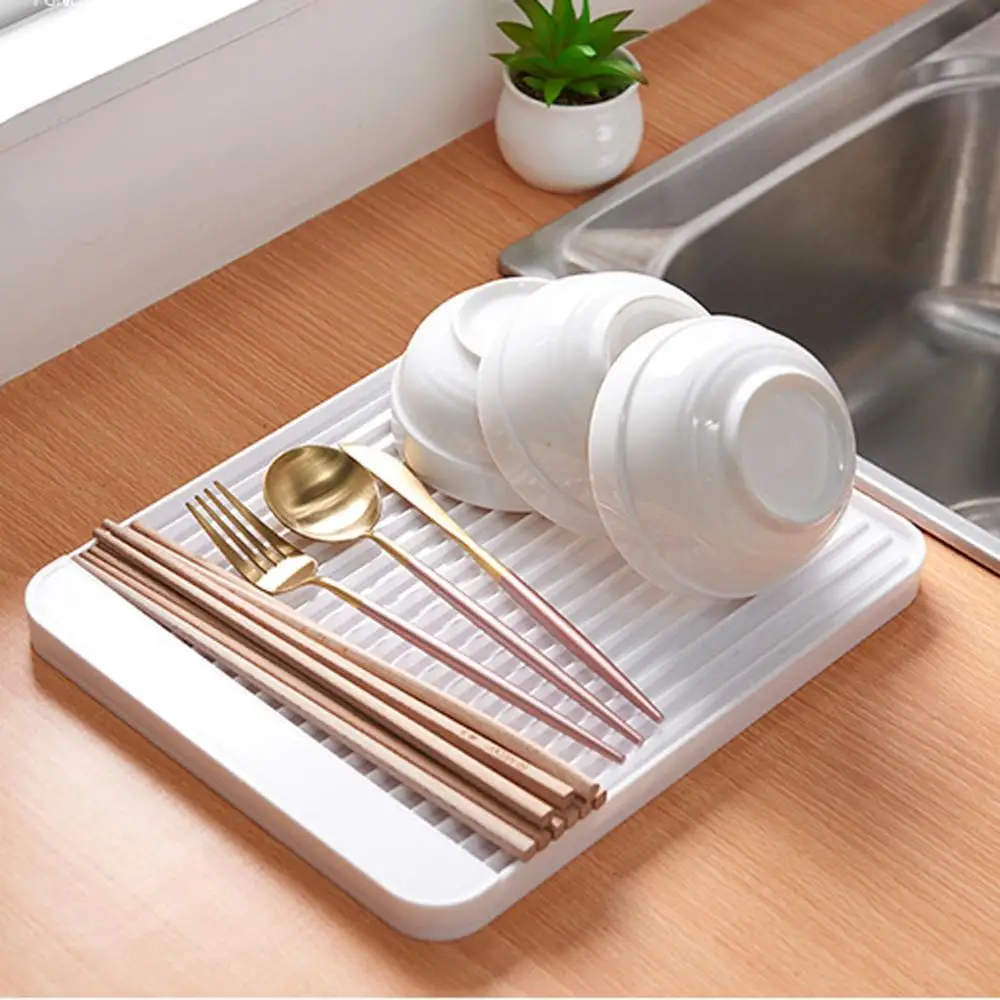 Кухня чаша сушилка для чашек Раковина Для Мойки Посуды Слива Пластик лоток