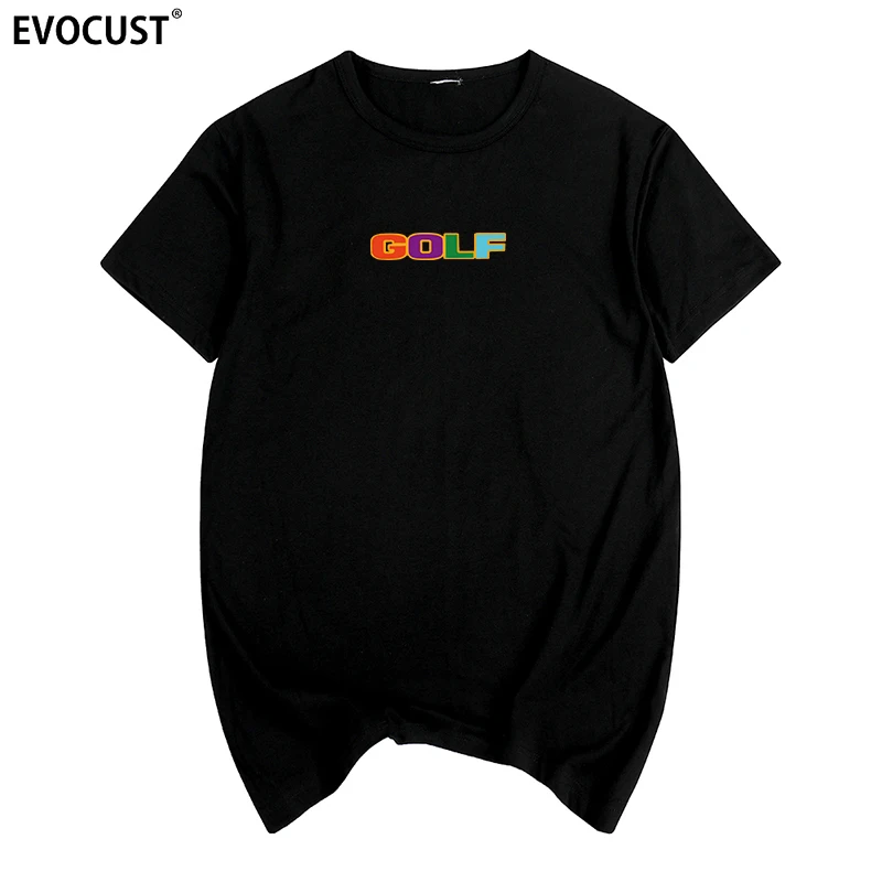 

Новая футболка Golf Wang с логотипом Тайлера, Творца, рэпера, музыки в стиле хип-хоп, Хлопковая мужская футболка, новая футболка Wo Men s