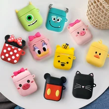Для AirPods 1/2 чехол для AirPods Pro Чехол мультяшный силиконовый защитный чехол для наушников для AirPods Pro 3 чехол для наушников funda