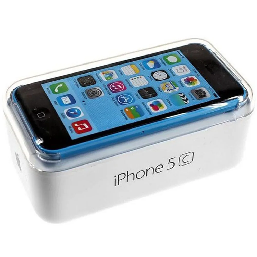Оригинальный разблокированный Двухъядерный сотовый телефон Apple iPhone 5C 100% дюйма 8