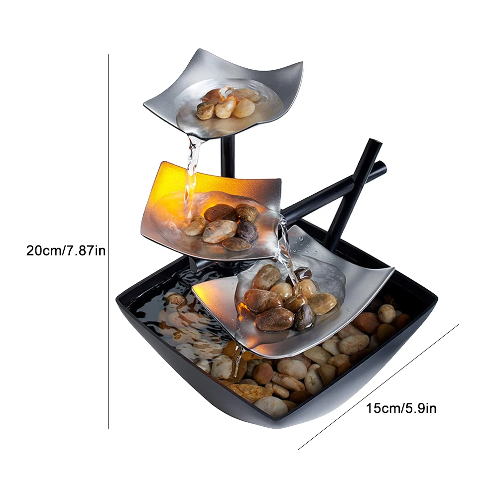 

Minimalist Water Fountain Home Decoration Flowing Water Waterfall Feng Shui Water Fountains Indoor Waterfall Fountain Tabletop