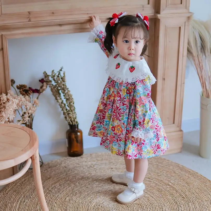Одежда для маленьких девочек летнее новое платье в испанском стиле милое