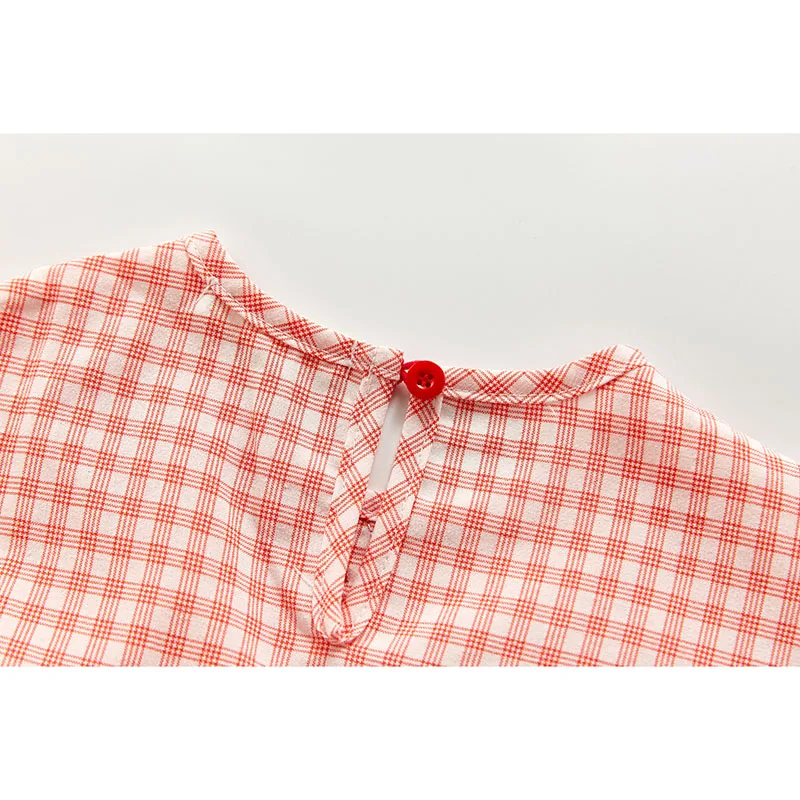 

Summer Baby Girl Short Sleeve Grid Lace Rompers Children Lace Rompers Kids Baby Girl Clothes Romper Infant Rompers