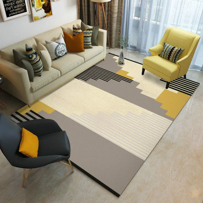 Плетеный Ковер из хлопка и льна с кисточками напольный коврик женское