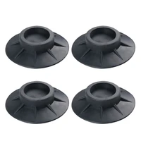 4pcs floor mat washing machine feet pads non slip shock proof furniture elasticity black rubber protectors