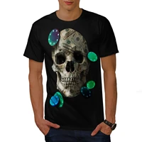 skull money poker mens t shirt poker graphic design printed summer cotton o neck short sleeve mens t shirt new size s 3xl