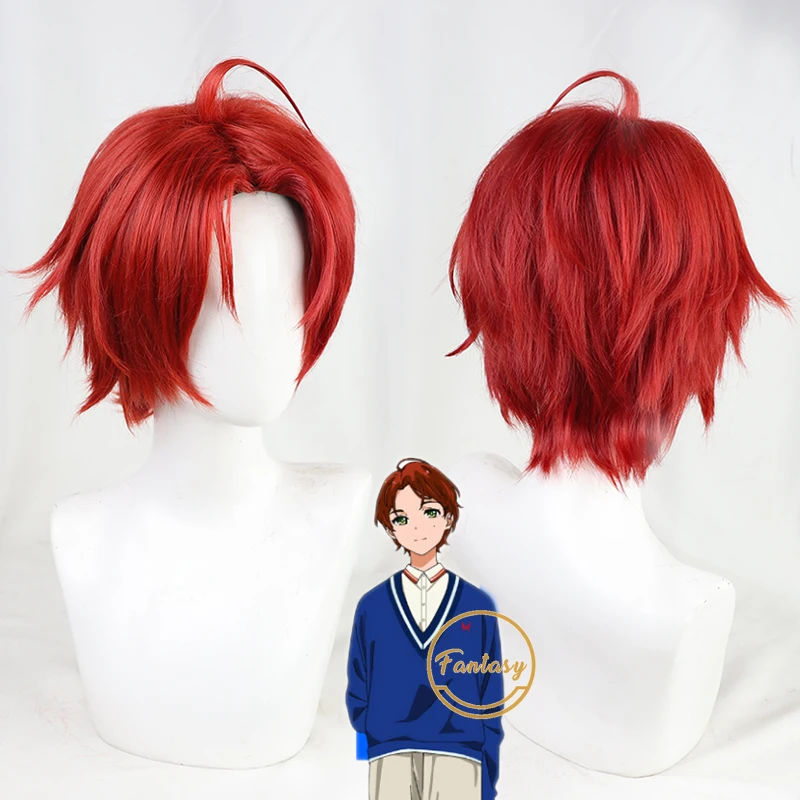Sawaki момое аниме чудо яйцо приоритет Косплэй термостойкие короткие рыжие волосы