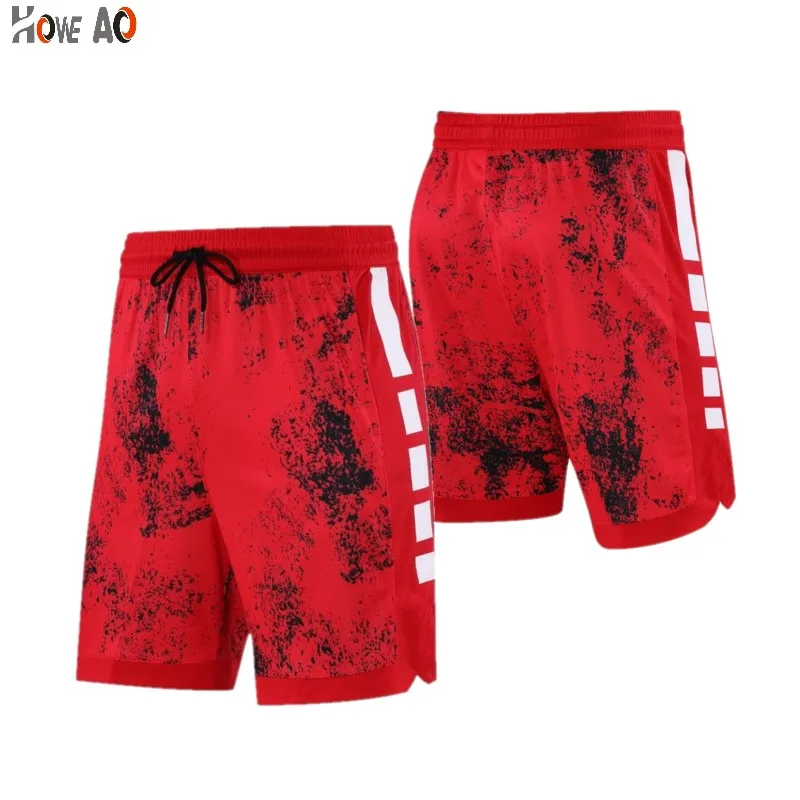 

HOWE AO Mens Camouflage Printed Shorts Elastic Waist Drawstring Fitness Slim Gym Sports Short Pant Men Camo Summer Shorts