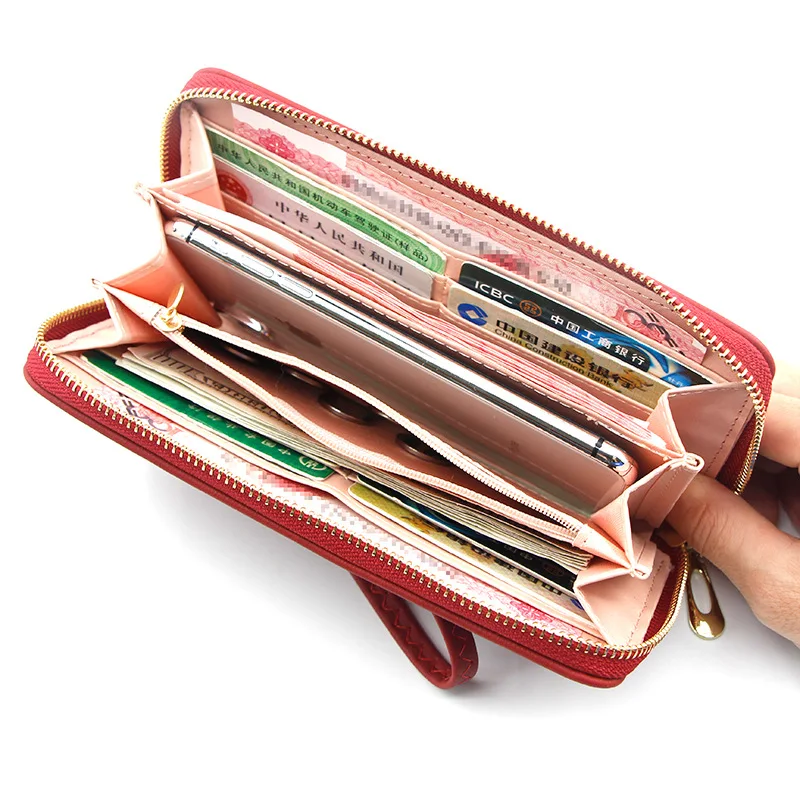 Новинка женские кошельки на молнии сумка для карт кошелек мобильного телефона |