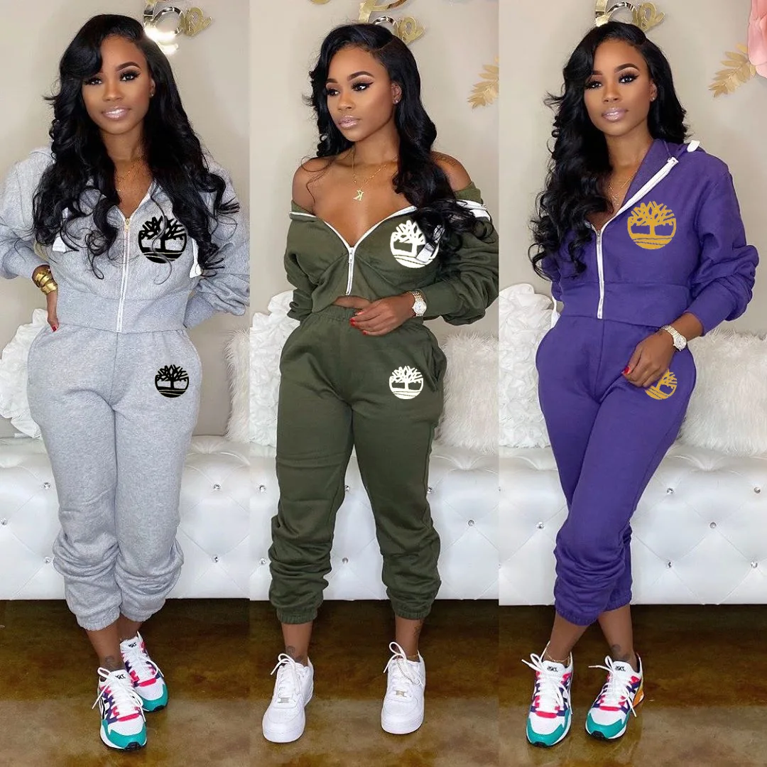 Plus Size 2 TWO PIECE SET Women Clothing Joggers Top+ Pants Tracksuit Track Suits Embroidered Sweatsuits Jogging Femme Outfits