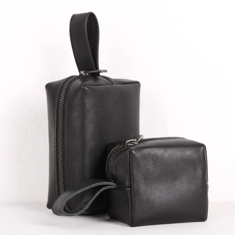 Миниатюрная сумка для хранения женщин Дамский клатч из воловьей кожи первого