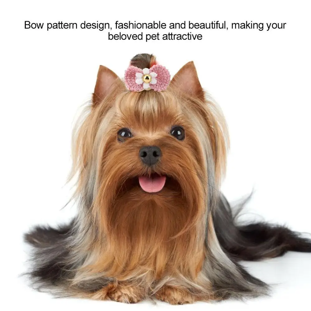 12 шт. ручной работы собака Уход за лошадьми луки Симпатичные Головные уборы для