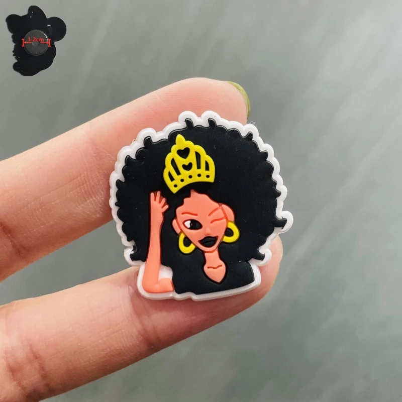 1 ШТ PVC Магнитная наклейка для холодильника "Black Lives Matter" Melanin Poppin Queen Магниты для холодильника Сувениры Подарки для офиса