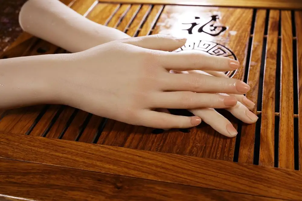 1 пара женских реалистичных пальцев позиционирования запястья силиконовый