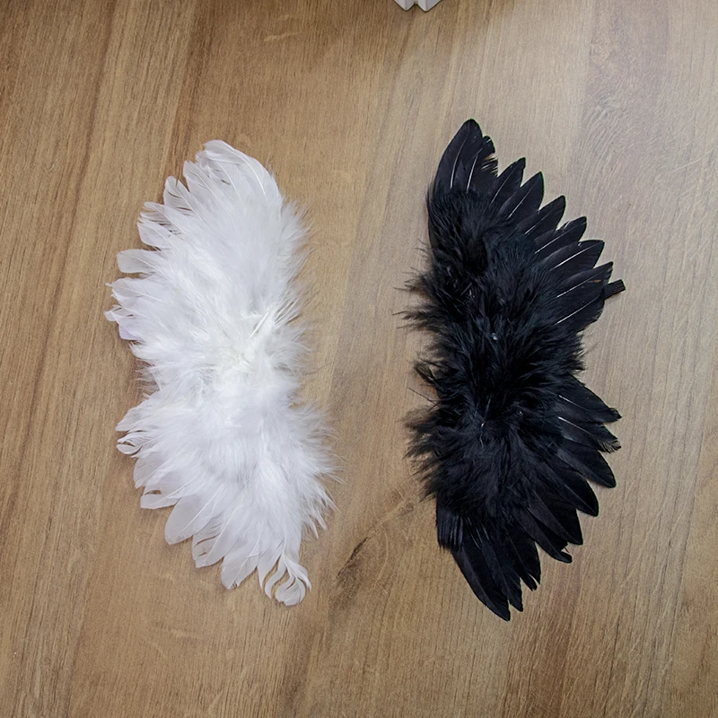 

Baby Kids Mini Feather Angel Wing Newborn Photography Dog Pet Props Doll Wings Diy Clothes Sew Decoration Accessories Feather