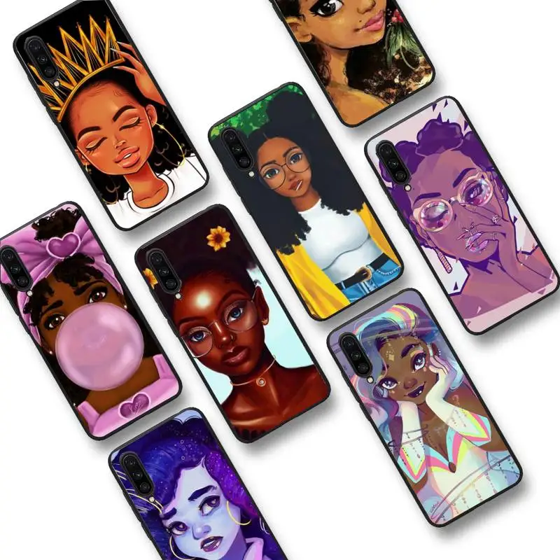 

Melanin Poppin black girl Phone Case For Xiaomi mi9 mi8 F1 9SE 10lite note10lite Mi8lite Coque for xiaomimi5x