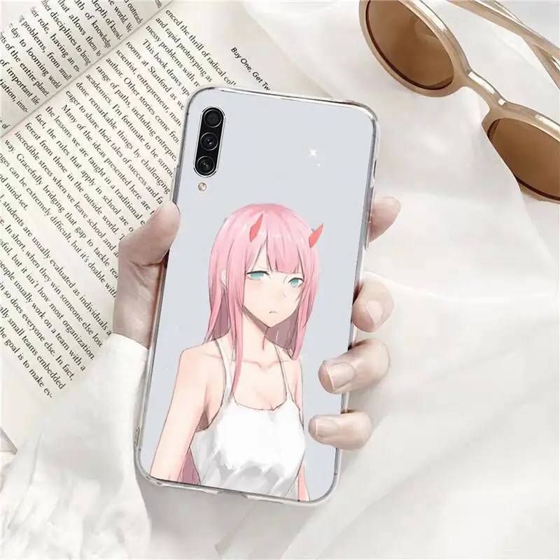 

Zero Two the FranXX sexy girl Phone Case Transparent For Samsung Galaxy A71 A21s S8 S9 S10 plus note 20 ultra