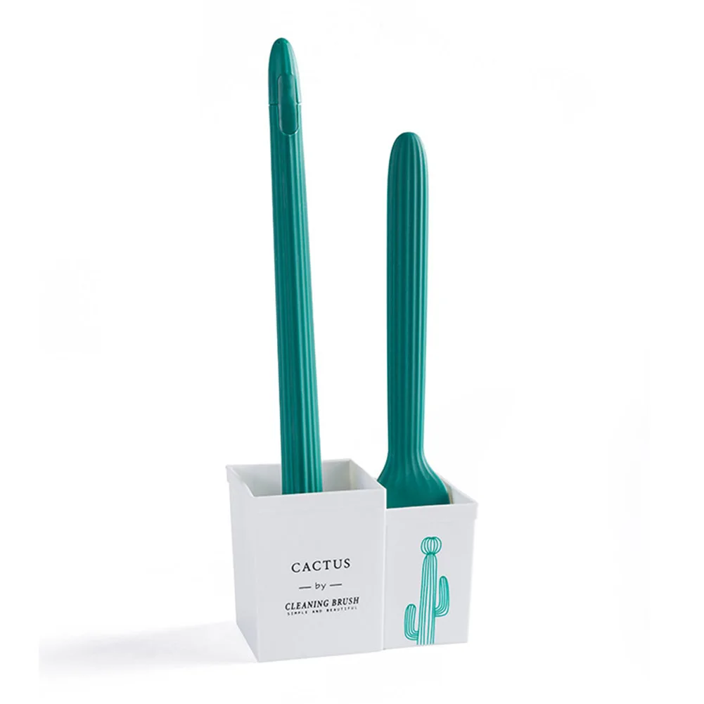

2021 настенная щетка в форме кактуса для ванной и туалета, набор для чистки с длинной ручкой, домашний туалет, длинные мягкие волосы с основани...