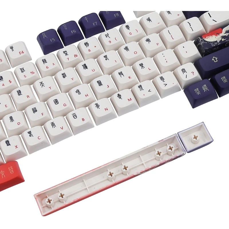 

Personality PBT Dye Sublimation Opaque Old Paint Datang Theme Keycaps 108key XDA Profile Satellite Axis Keycaps