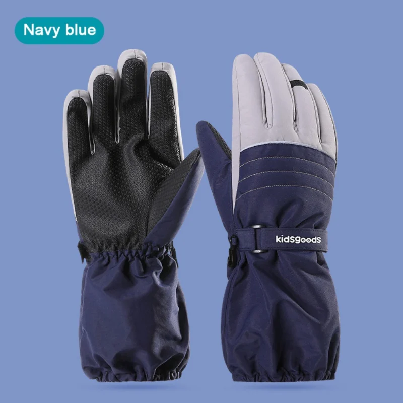 

Non-Slip Built-In Waterproof Bag Children's Ski Gloves For Autumn And Winter Riding Windproof Thickened Palm