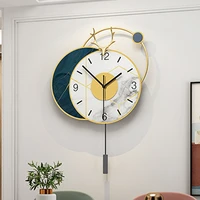 large living room wall clock simple creative modern design wall clock luxury pendulum orologio da parete wall watch ba60wc