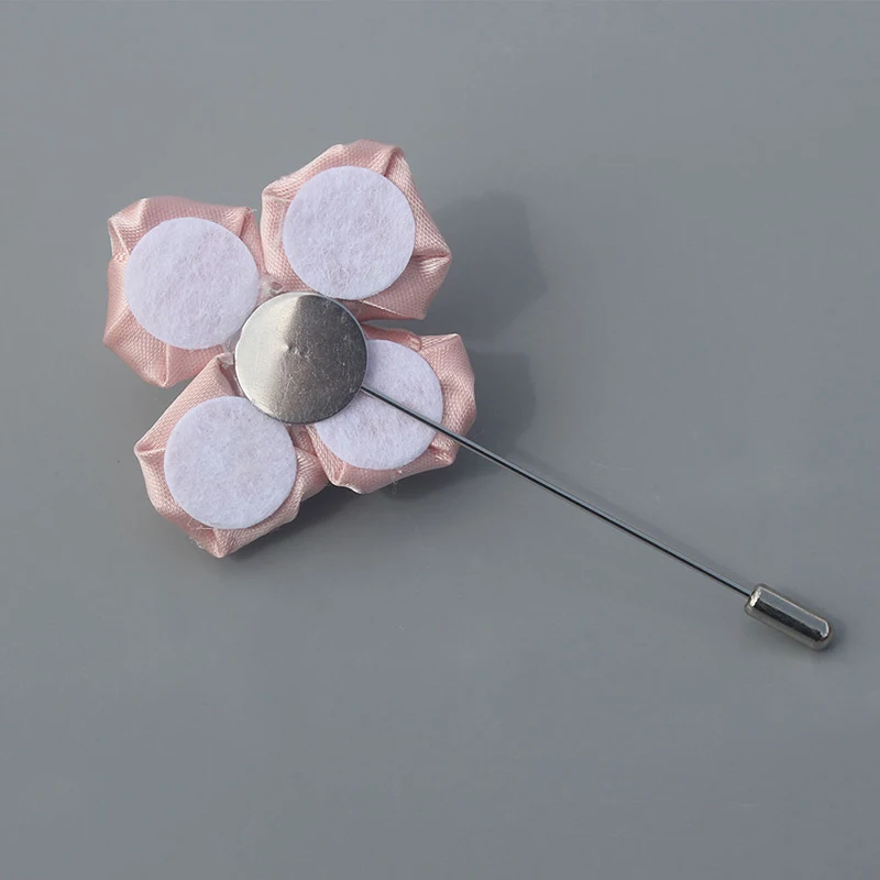 8piece/lot High Quality Royal Blue Fabric Flower Rose Brooch Lapel Pin Men Classic Wedding Boutonniere Solid Colors Prom XH1375 | Дом и сад