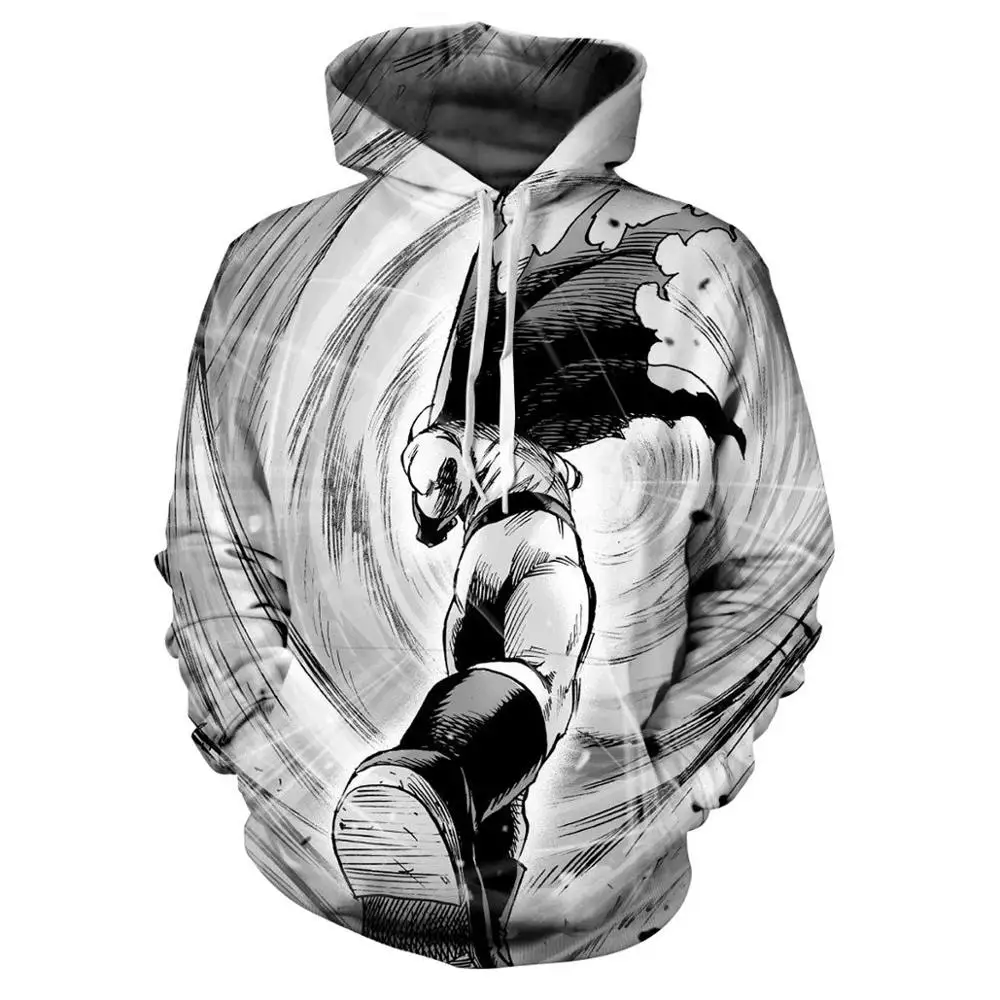 Новинка 2019 японские толстовки с капюшоном в стиле аниме One Punch man Сайтама оппай 3d и